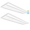 Luxrite 1x4 FT Troffer LED Panel Lights 3CCT 3500K-5000K 25/30/35W Up to 3850LM 0-10V Dimmable DLC UL, 2PK LR25709-2PK - alternate 1